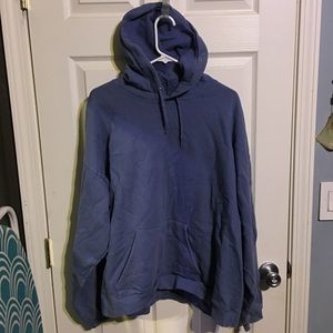 Hanes 2XL blue cotton sweater